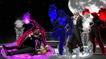 [KOF Mugen] Orochi Iori XIV Vs Rugal Team