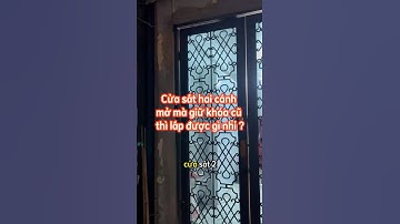 Cửa sắt hai cánh mở mà giữ khóa cũ thì lắp được gì nhỉ | ZKTeco VS021 Combo| Thế Giới Vân Tay