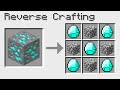 Reverse crafting that breaks Minecraft...