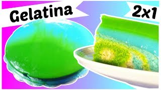 Gelatina sorpresa con pastel 2 en 1| ♥L.C.M ♥