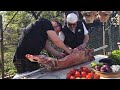 Kuzu Çevirme Sırık Kebabı nasıl yapılır tarifi | Amazing Roast Whole Lamb