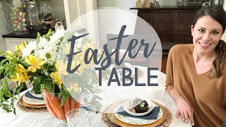 2020 EASTER TABLE DECOR + CENTERPIECE | DECORATE + COOK WITH ME | BLOOM CREATIVE CO.
