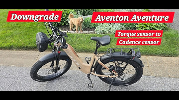 Downgrading Aventon Aventure 2.0 from  torque sensor to a cadence sensor