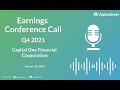 COF Stock | Capital One Financial Corporation Q4 2021 Earnings Call