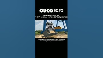 Japanese customer 13m³ wireless remote control grab test #remote control grab