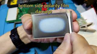 LCD repair craftsman 82170 MULTIMETER.polarity film change.
