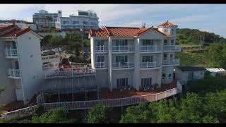 안면도펜션 갤러리펜션 외부 드론 영상