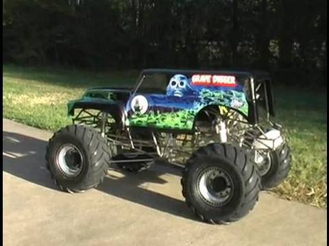 gas powered grave digger rc