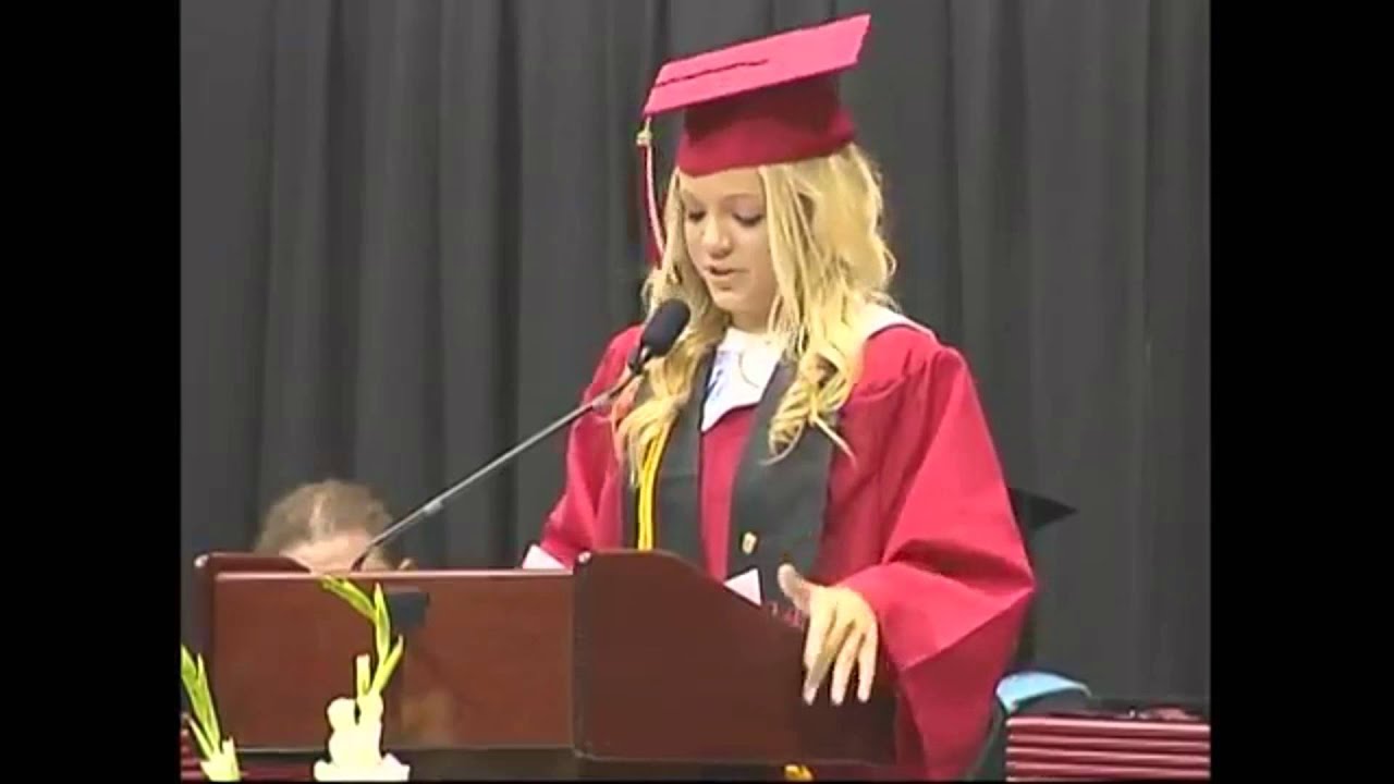 FHS High School Graduation Speech, Selfie Included - YouTube