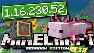 HOW TO DOWNLOAD MCPE NEWEST BETA!! | 1.16.230.52 | AXOLOTLS ADDED!! ANDROID ONLY screenshot 2