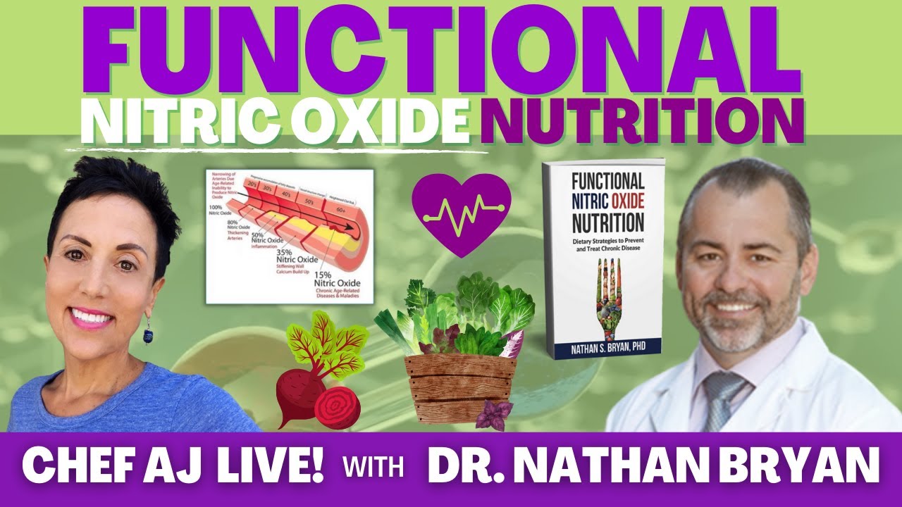 Functional Nitric Oxide Nutrition Chef AJ LIVE! with Dr. Nathan Bryan YouTube