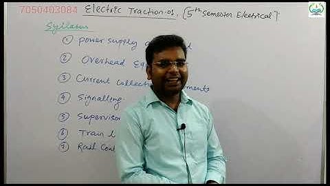 5th sem ELECTRICAL|| Traction syllabus and introduction