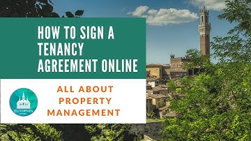 How to sign a Tenancy Agreement Online