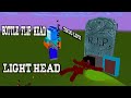 Monster School : LIGHT HEAD VS BOTTLE FLIP HEAD - Minecraft Animation