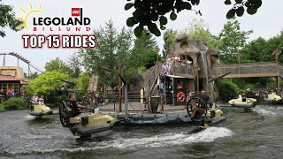 Top 15 Rides at Legoland Billund