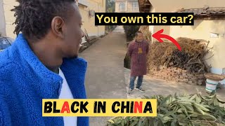 Black Guy shows up in a Chinese Village and Surprised Chinese Man