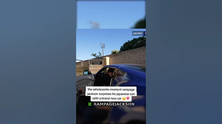 Rampage Jackson surprises his japanese son with a brand new car #MMA #Rampage #Son #NewCar