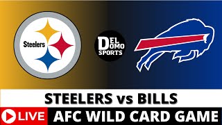 PITTSBURGH STEELERS VS BUFFALO BILLS LIVE - NFL Game Score JAN 15, 2024 - AFC Wild Card Round