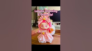 Unboxing & Dressing Up My First Ever Labubu! #popmart #unboxing #labubu #blindbox #cute #asmr #pink