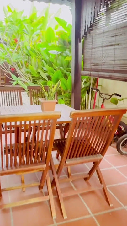 Taman mini tempat healing di tepi rumah