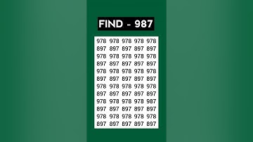 ASMR Eye Test 👁️ | Find 987 Hidden Fast! | Most Relaxing Focus Challenge