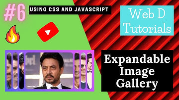 Expandable Image gallery | Image Animation | CSS & javascript | 2021 |