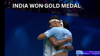 SATWIK - CHIRAG WON GOLD MEDAL | MEN'S DOBLE FINAL HIGHLIGHT || BADMINTON | HANGZHOU 2022 ASIAN GAME