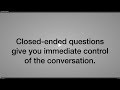 Conversation Control Quiz