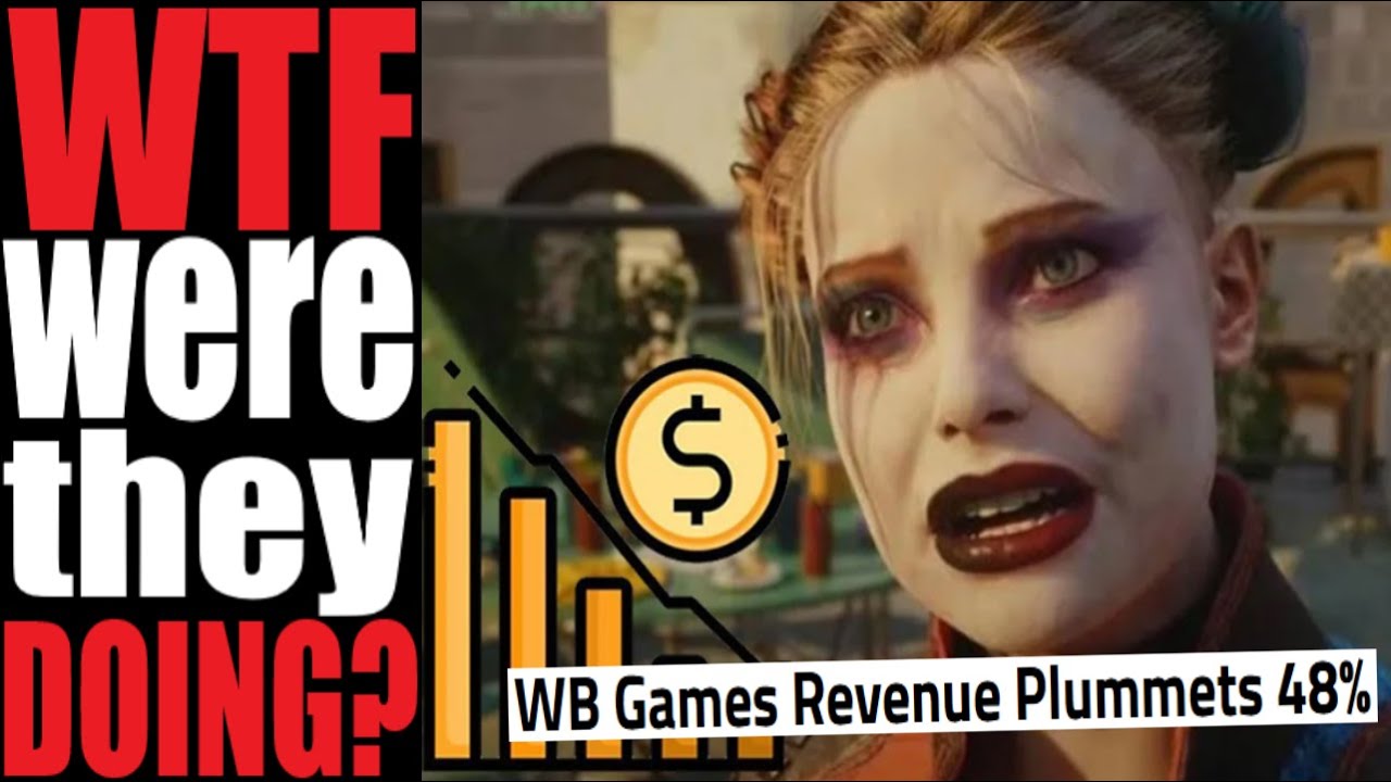 Warner Bros Games revenue CRATERS. Only Hogwarts and Arkham can save them from being TOTALLY COOKED