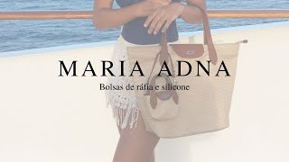 Bolsas femininas em Ráfia e Silicone Maria Adna. Fashion bags for women. Bags