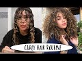 FULL CURLY HAIR ROUTINE - TALA OTHMAN