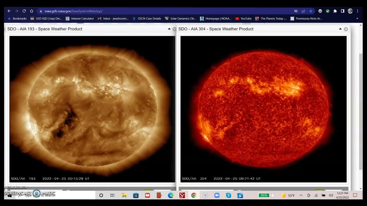 Solar Weather update 04 25 22, 2 Mflares, alignments YouTube