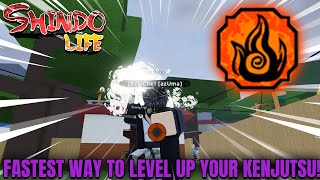 [500 SPIN CODE] FASTEST WAY TO LEVEL UP YOUR KENJUTSU! *BREATHING TECHNIQUE* | Shindo Life!