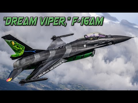 Custom Painted F-16AM "Dream Viper" Belongs to Belgian Air Force F-16 Solo Display Team