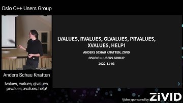 Anders Schau Knatten: lvalues, rvalues, glvalues, prvalues, xvalues, help!