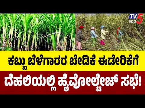 Sugarcane Farmers Issue:ಕಬ್ಬು ಬೆಳೆಗಾರರ ಬೇಡಿಕೆ ಈಡೇರಿಕೆಗೆ ದೆಹಲಿಯಲ್ಲಿ ಹೈವೋಲ್ಟೇಜ್ ಸಭೆ!
