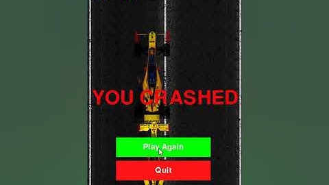 F1 Road Race Game  - Project Source Code in Python