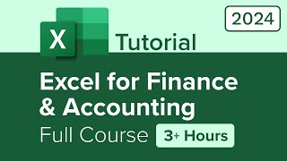 Excel for Finance and Accounting Full Course Tutorial (3  Hours)