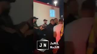 خروج عمرو دياب من الحفل بعد انتهاء حفل دبي 2021