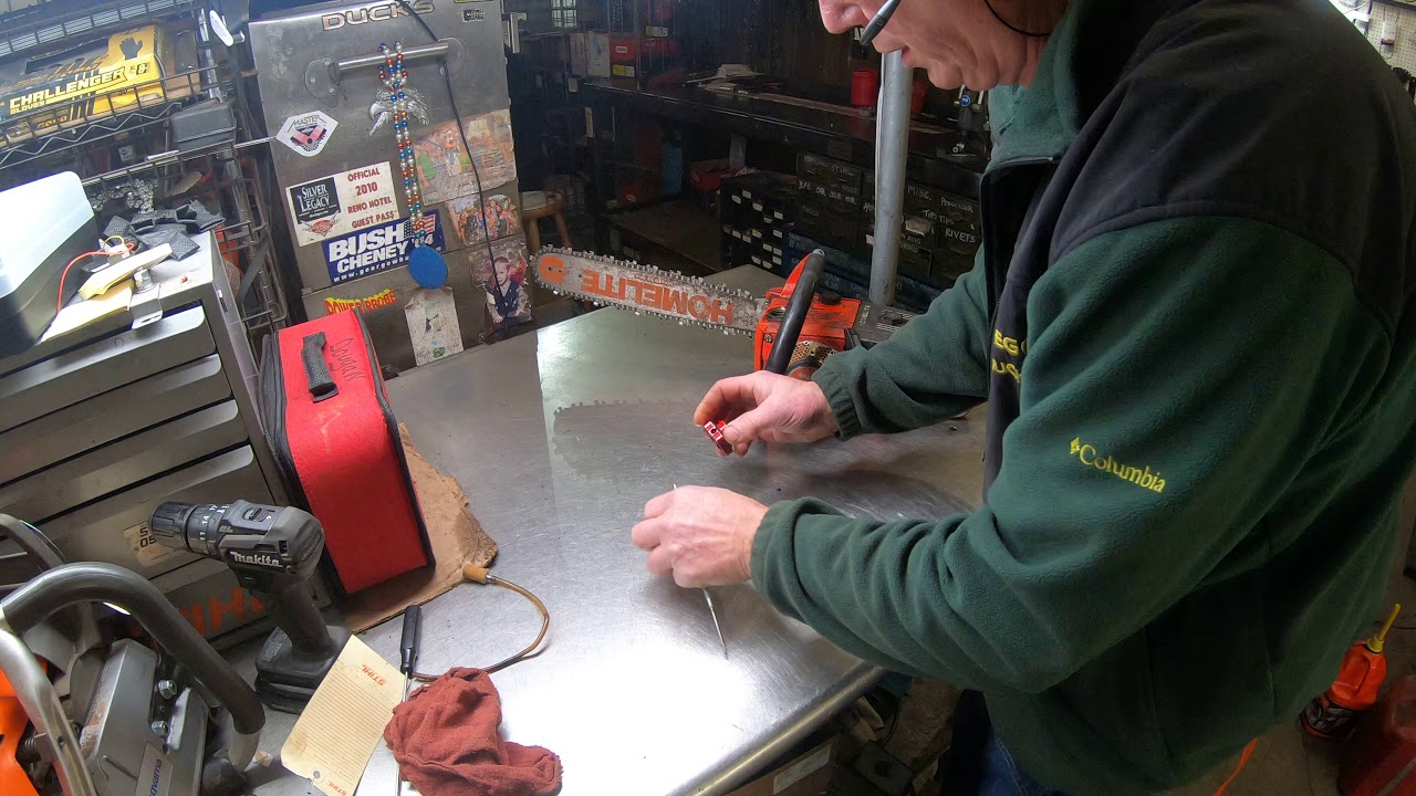 The Chainsaw Guy repairs Homelite fuel cap leak on Vintage Saws YouTube