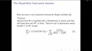 Jack Ding - The Atiyah-Bott Formula Applied to the Based Loops on SU(2)