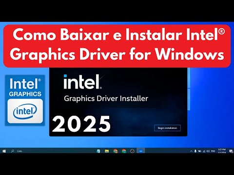 Como Baixar e Instalar Intel hd Graphics Driver for Windows 10 / 11 (2024) | Novos DRIVERS INTEL HD
