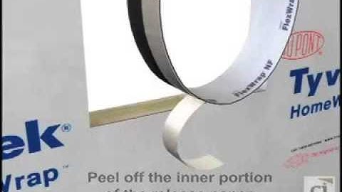 How to Flash a Window Sill with DuPont™ FlexWrap™ NF.