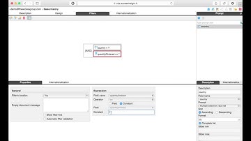 Tutoriel Access Insight Starter - Comment créer des filtres