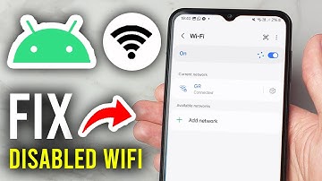 How To Fix Disabled WiFi On Android - Step By Step