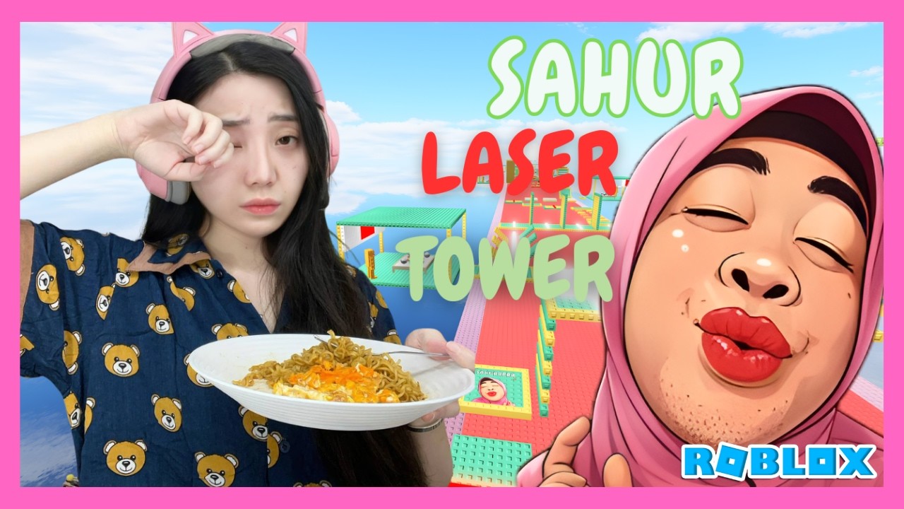 Temenin Kalian Sahur !! Sahur Laser Tower - Roblox Indonesia