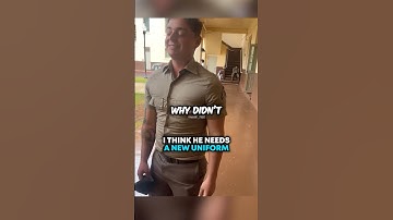 I Think he NEEDS a New Uniform 🫢🤣