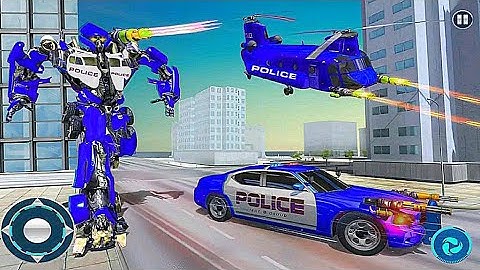 Grand Monster Truck Robot Transform City: Hero Robot  Helicopter Transform Battle - Android Gameplay