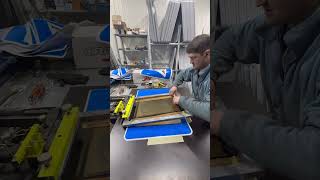 How a Bus Stop Sign Is Made by Hand