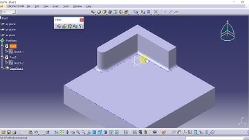 Catia Tutorial in Tamil 49 : Edge Fillet-Intersection | Dress Up Features | Part